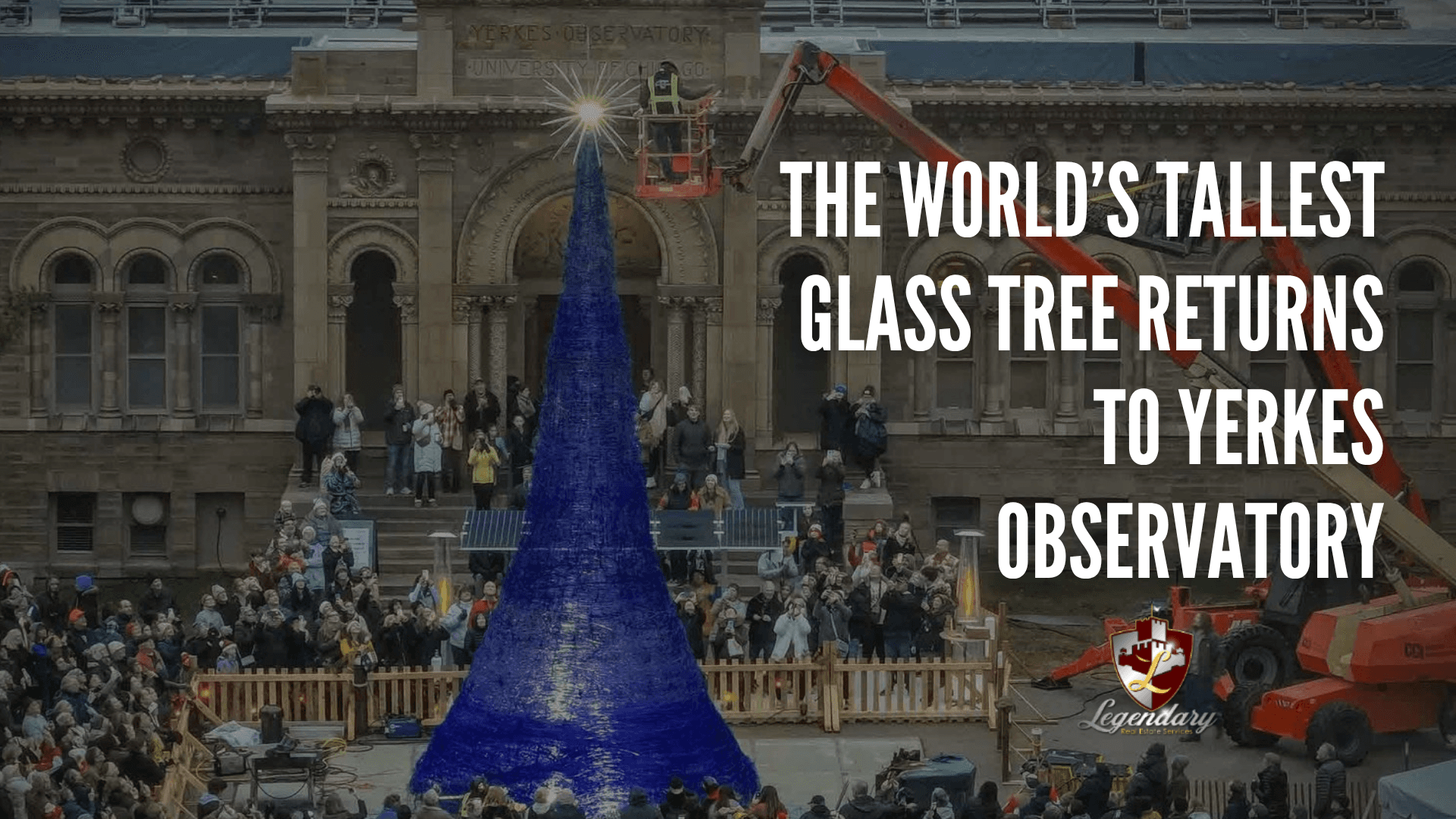 The World’s Tallest Glass Tree Returns to Yerkes Observatory